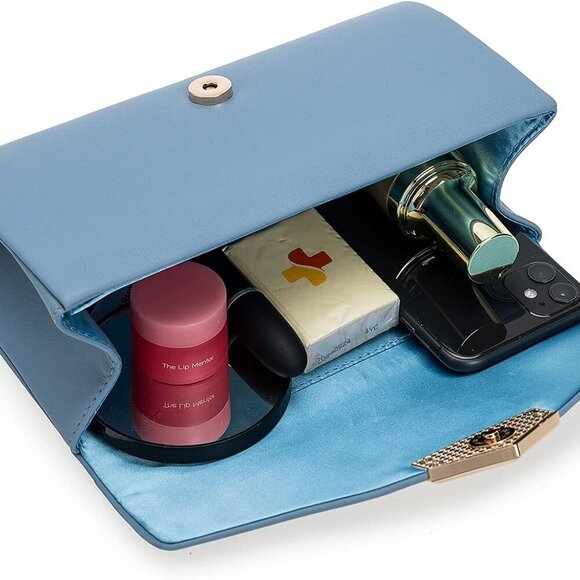 PU Clutch Purse for Women Evening Bag Chic Clutch Handbag for Special-occasion - Picture 4 of 6